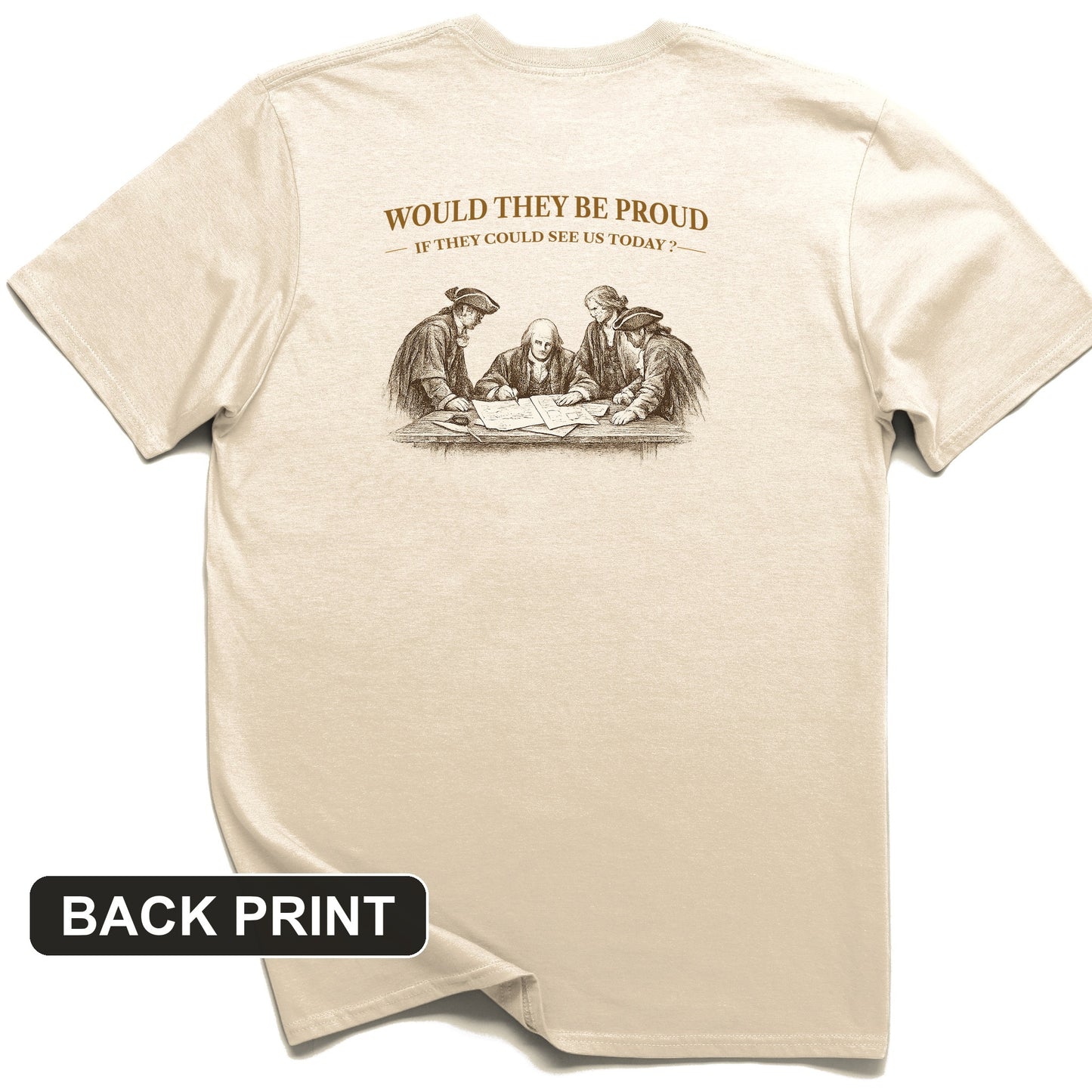 Proud of Us Back Print T-Shirt