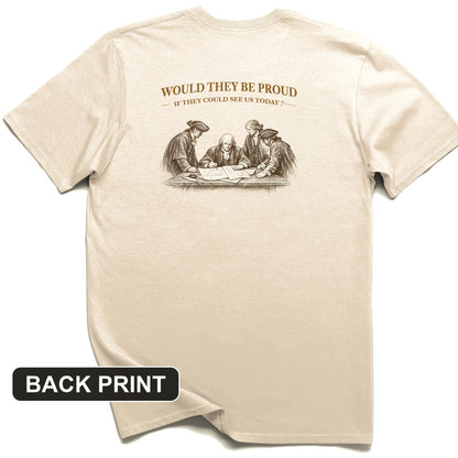 Proud of Us Back Print T-Shirt