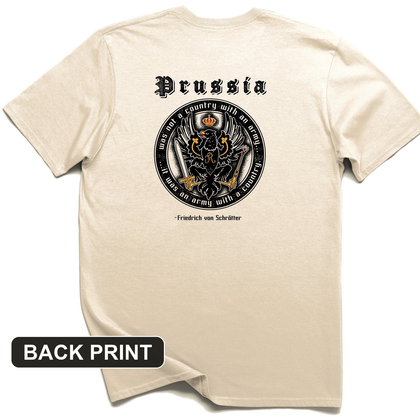 Prussia Back Print T-Shirt