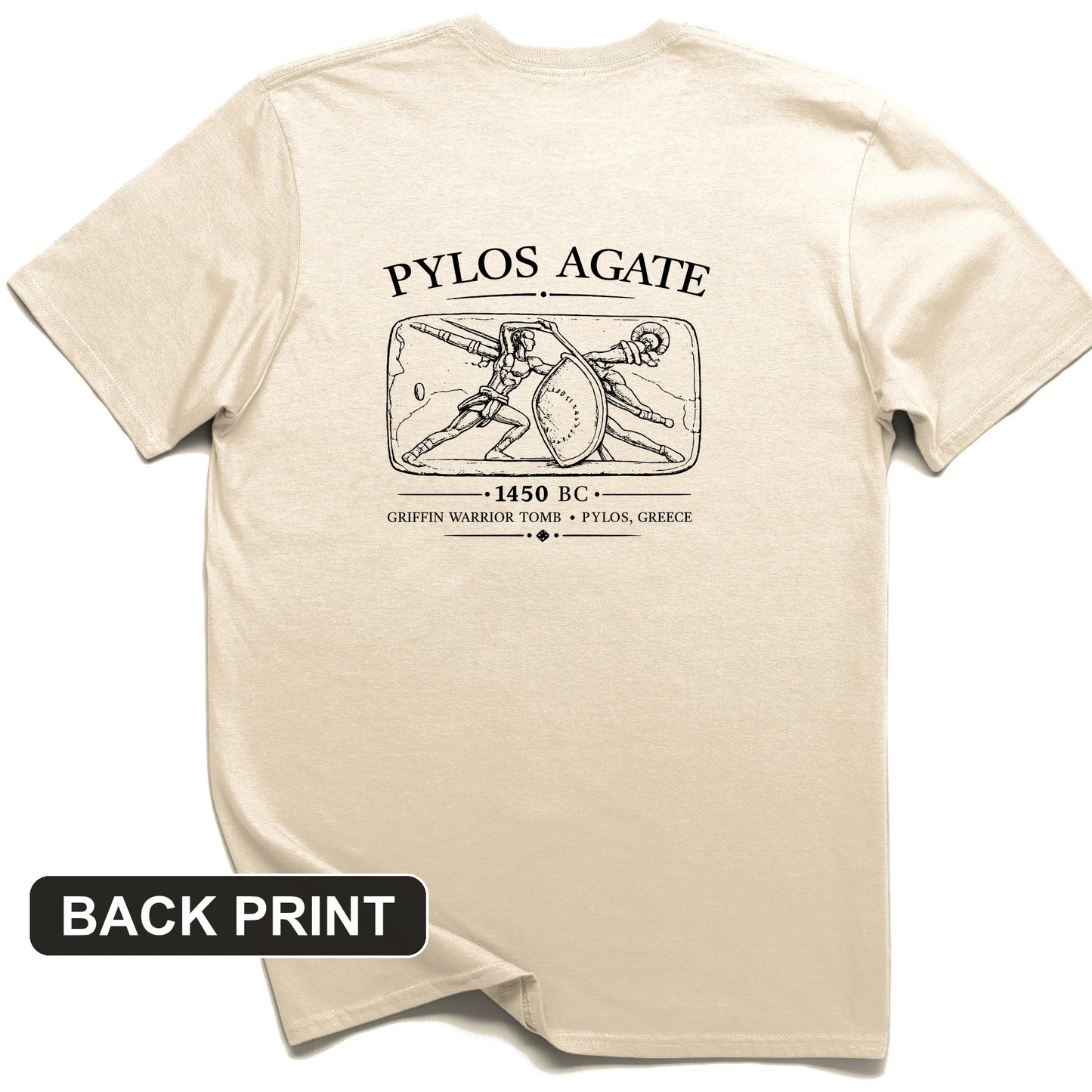 Pylos Agate Back Print T-Shirt