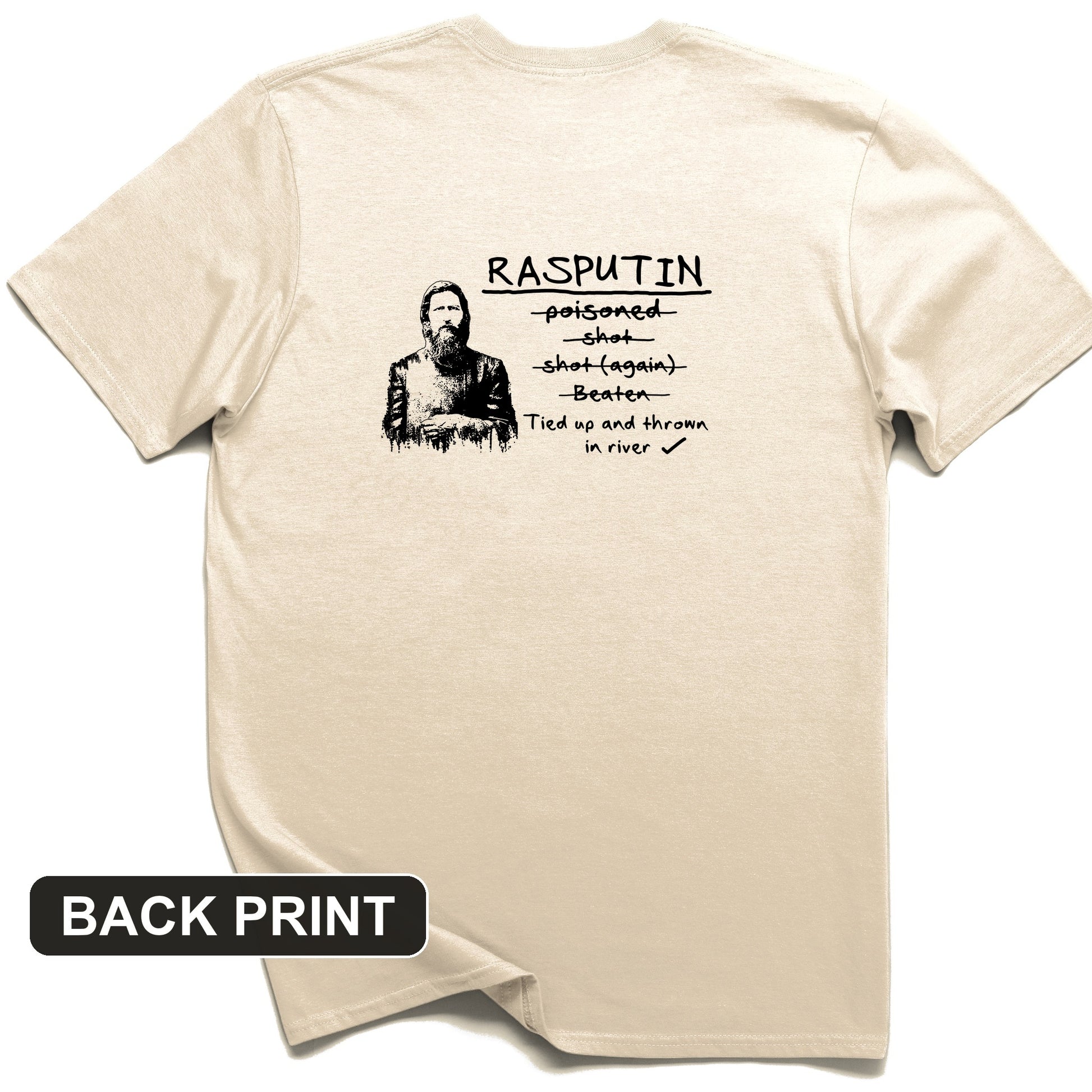 Rasputin Back Print T-Shirt