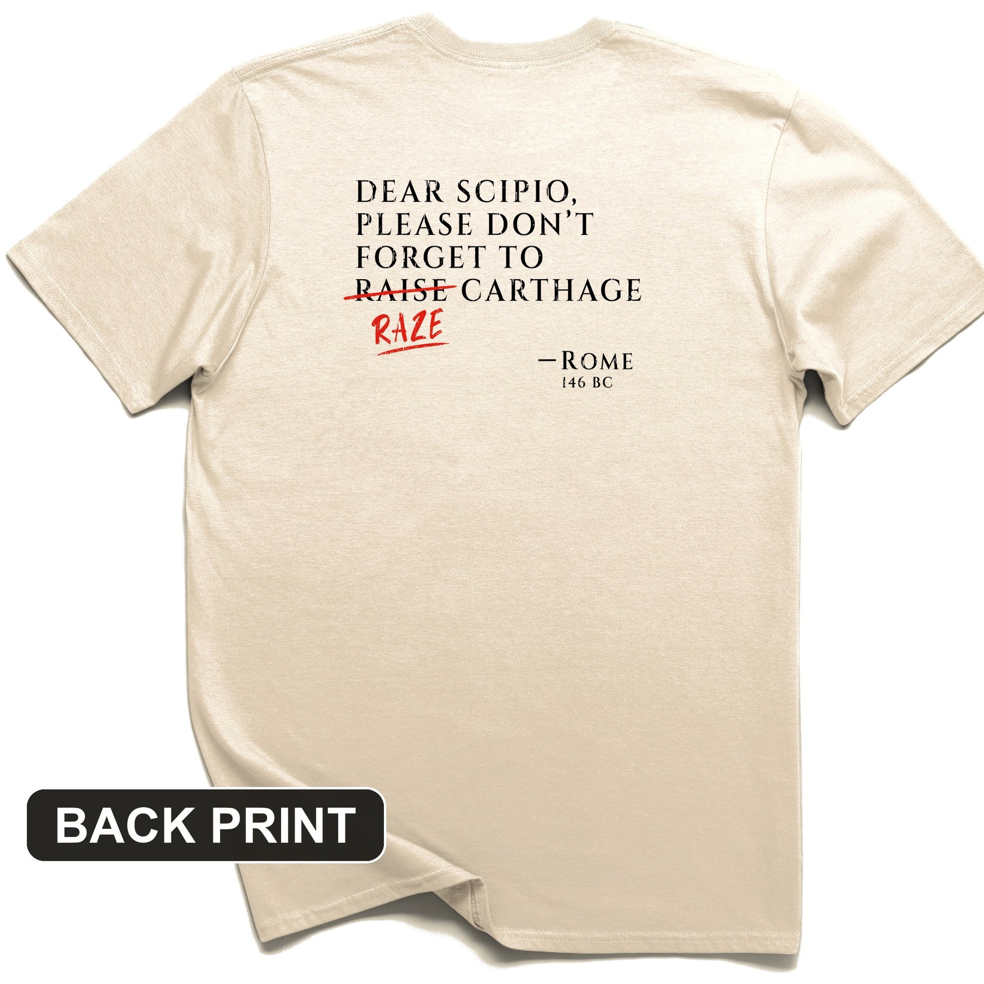 Raze Carthage Back Print T-Shirt