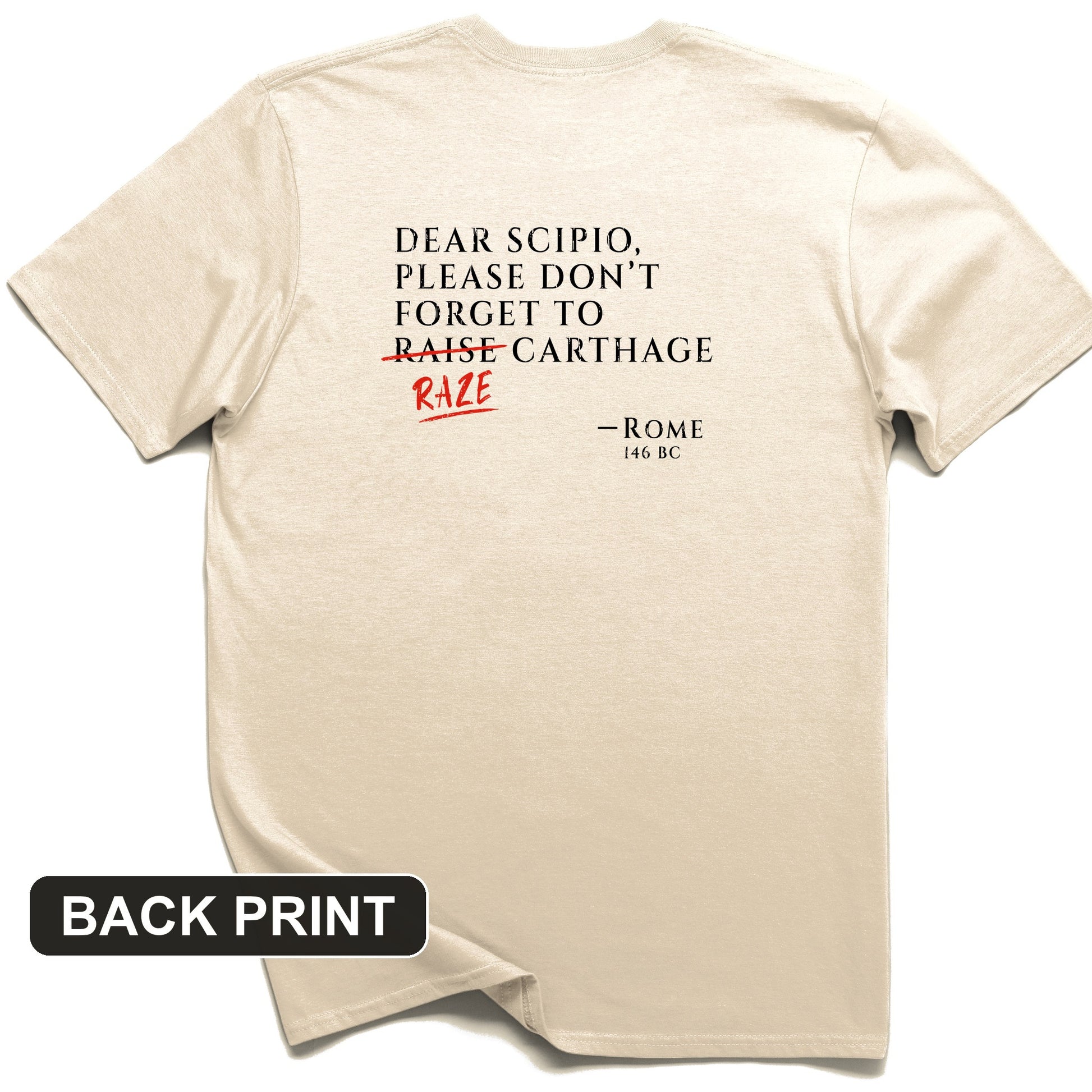 Raze Carthage Back Print T-Shirt