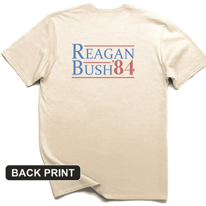 Reagan Bush Back Print T-Shirt
