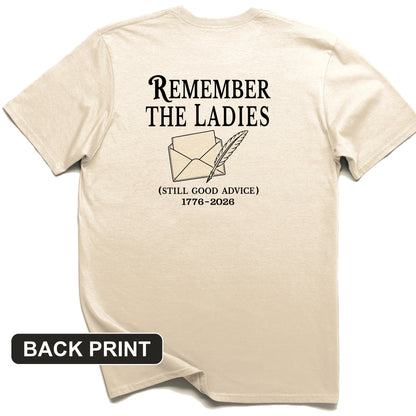 Remember The Ladies Back Print T-Shirt