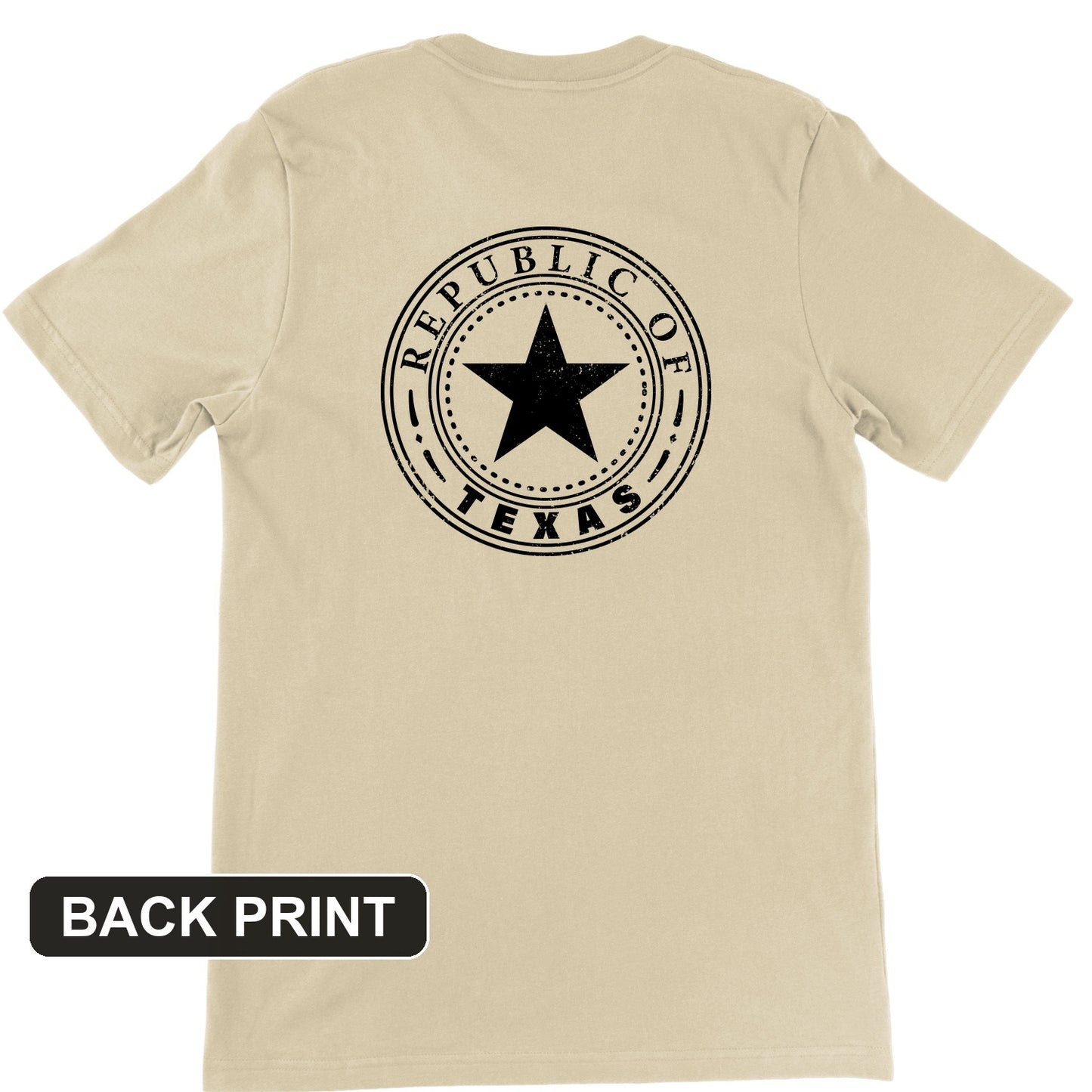 Republic of Texas Back Print Premium Tee