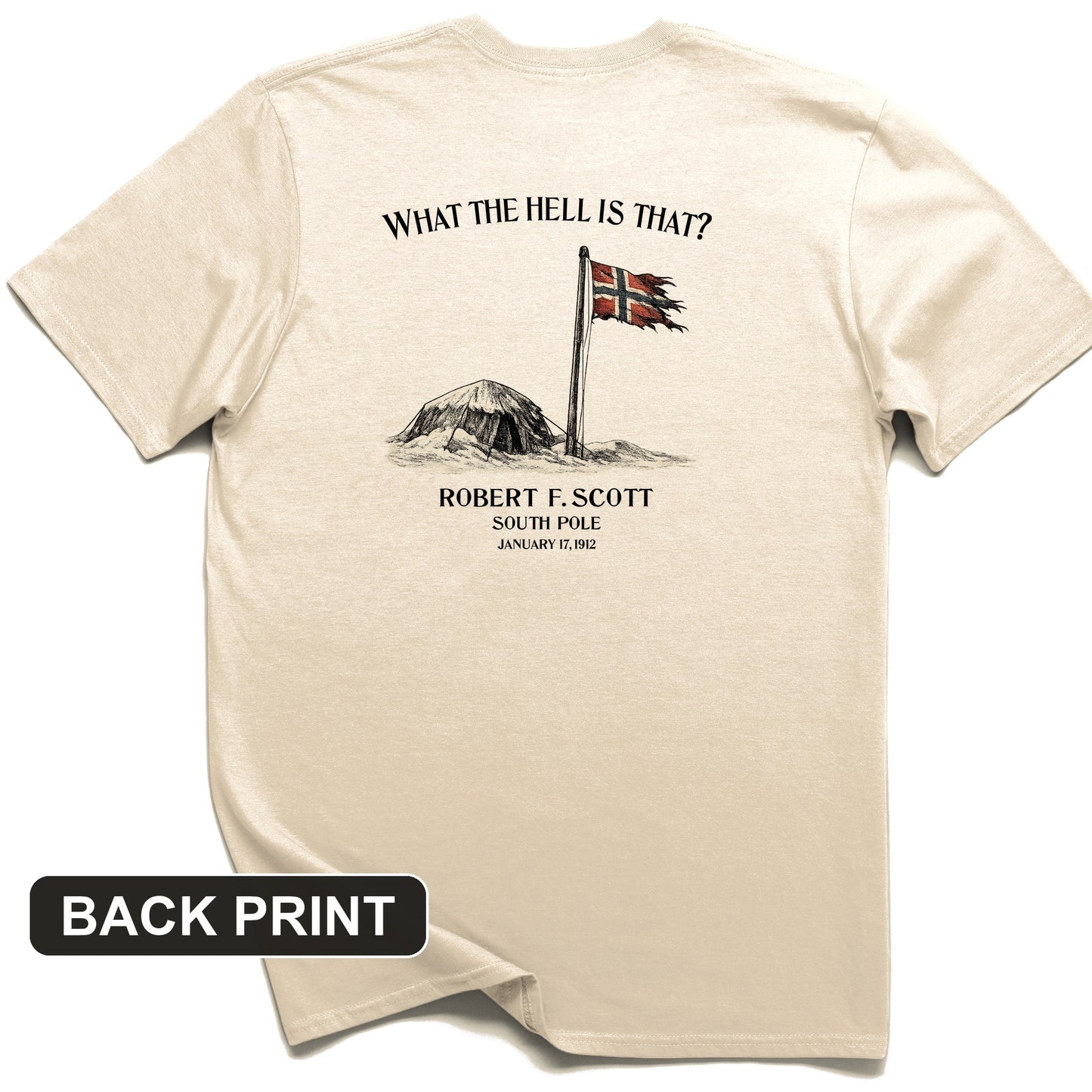 Robert Scott Back Print T-Shirt