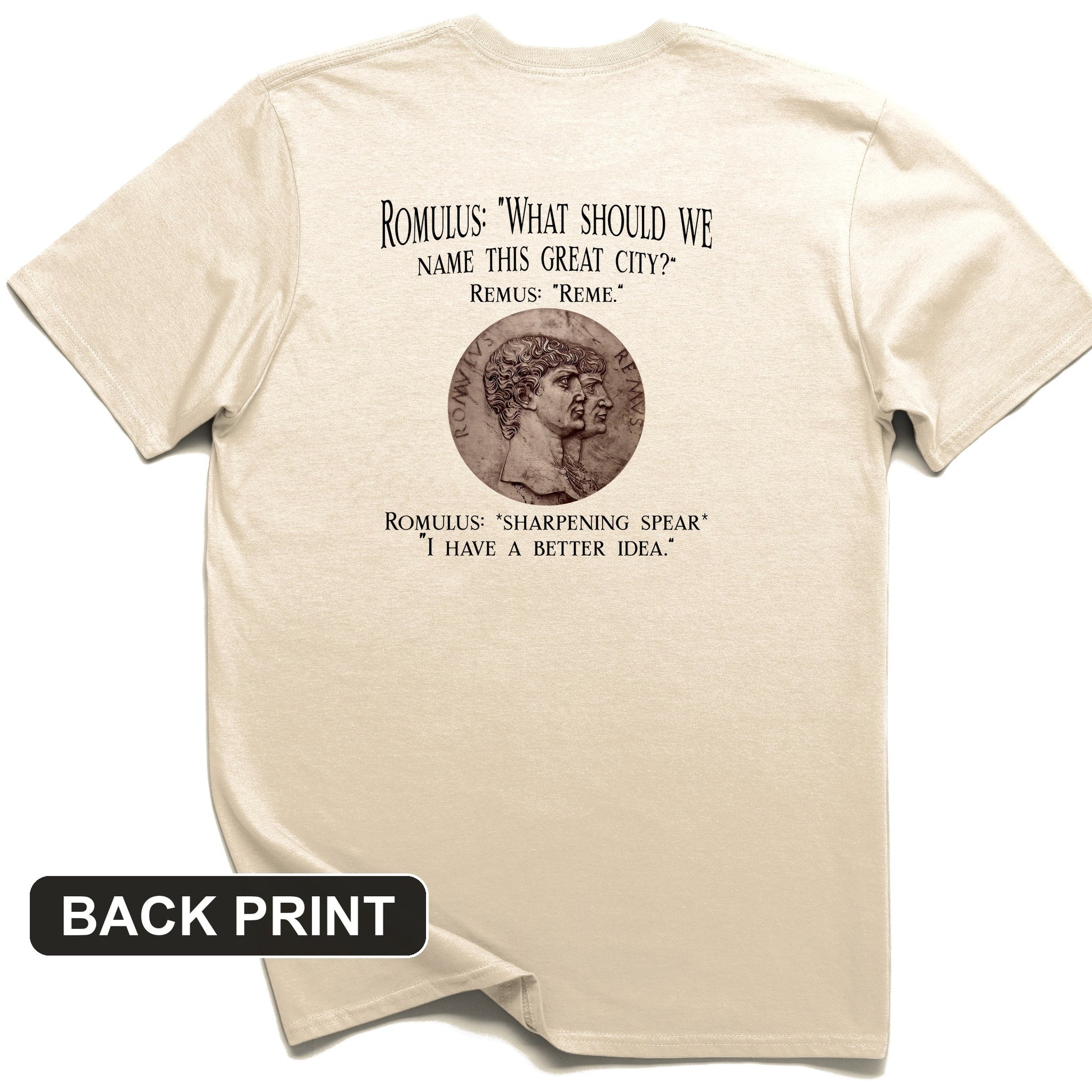 Rome Back Print T-Shirt