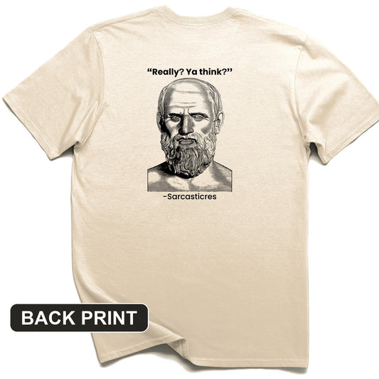 Sarcasticres Back Print T-Shirt