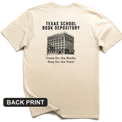 School Book Depository Back Print T-Shirt