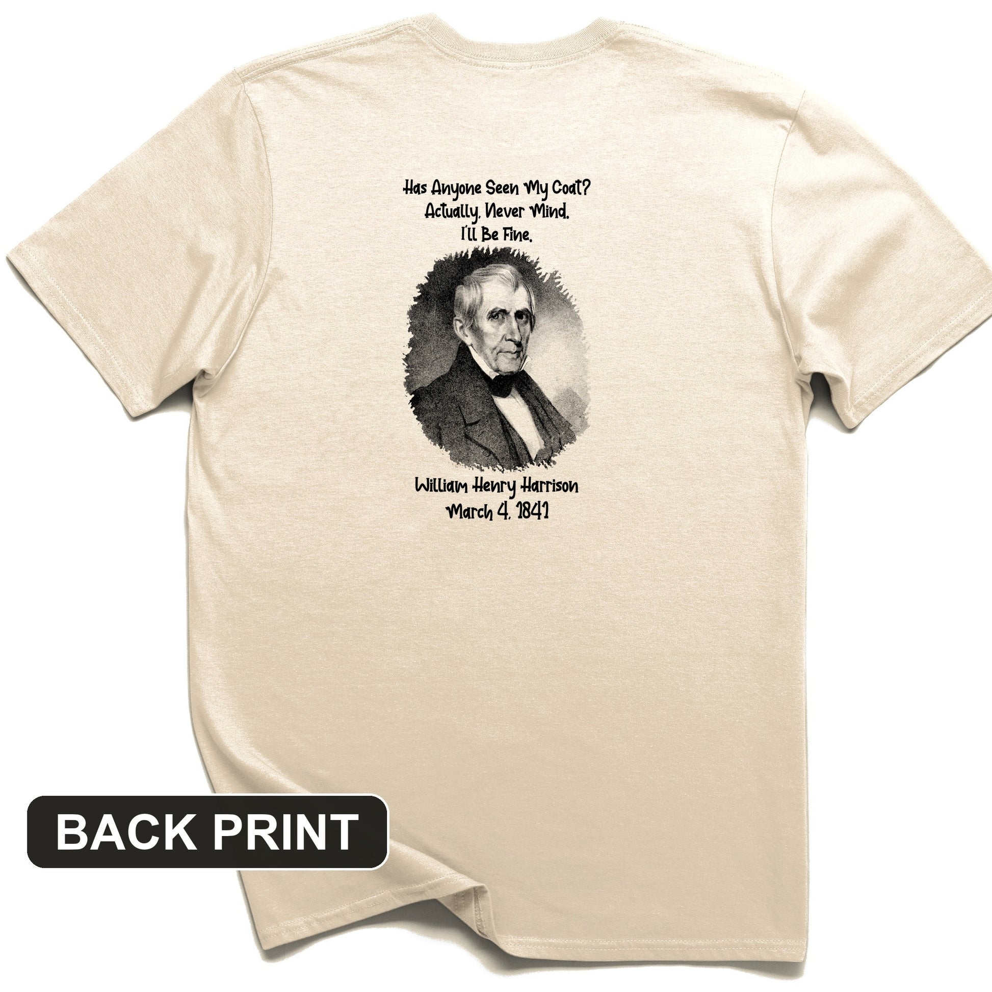 Seen My Coat Back Print T-Shirt