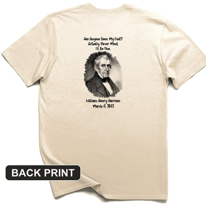 Seen My Coat Back Print T-Shirt