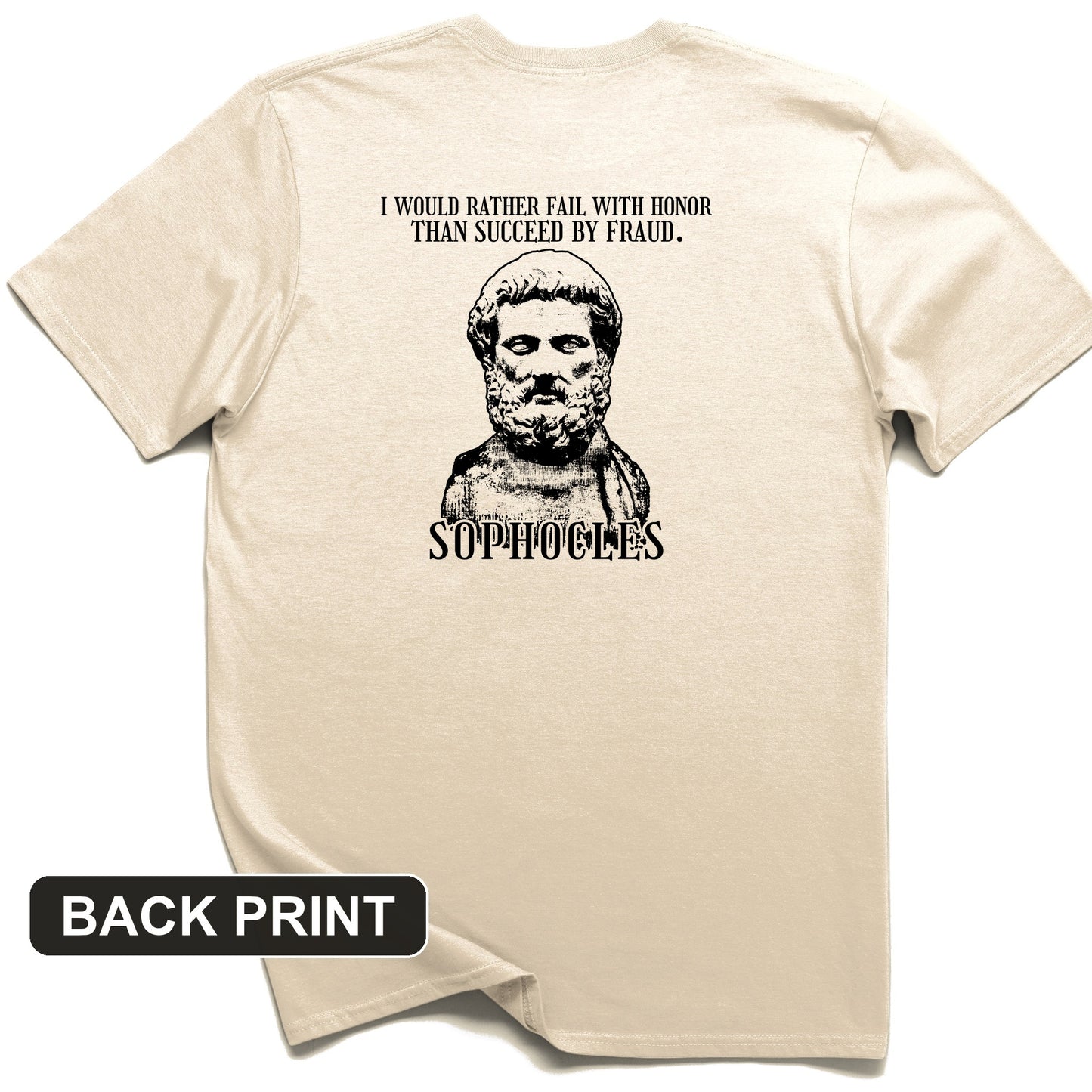 Sophocles Back Print T-Shirt