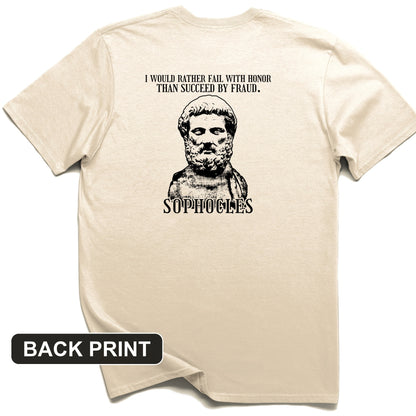 Sophocles Back Print T-Shirt