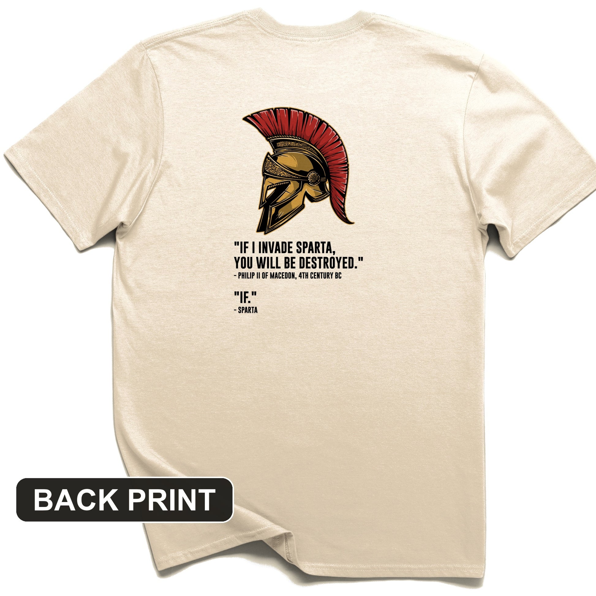 Sparta - If Back Print T-Shirt