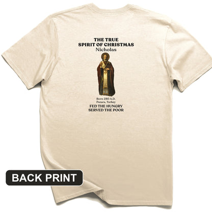 St Nicholas Back Print T-Shirt