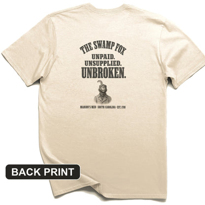 Swamp Fox Unbroken Back Print T-Shirt