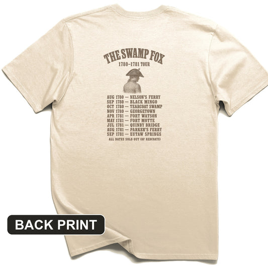 Swamp Fox World Tour Back Print T-Shirt