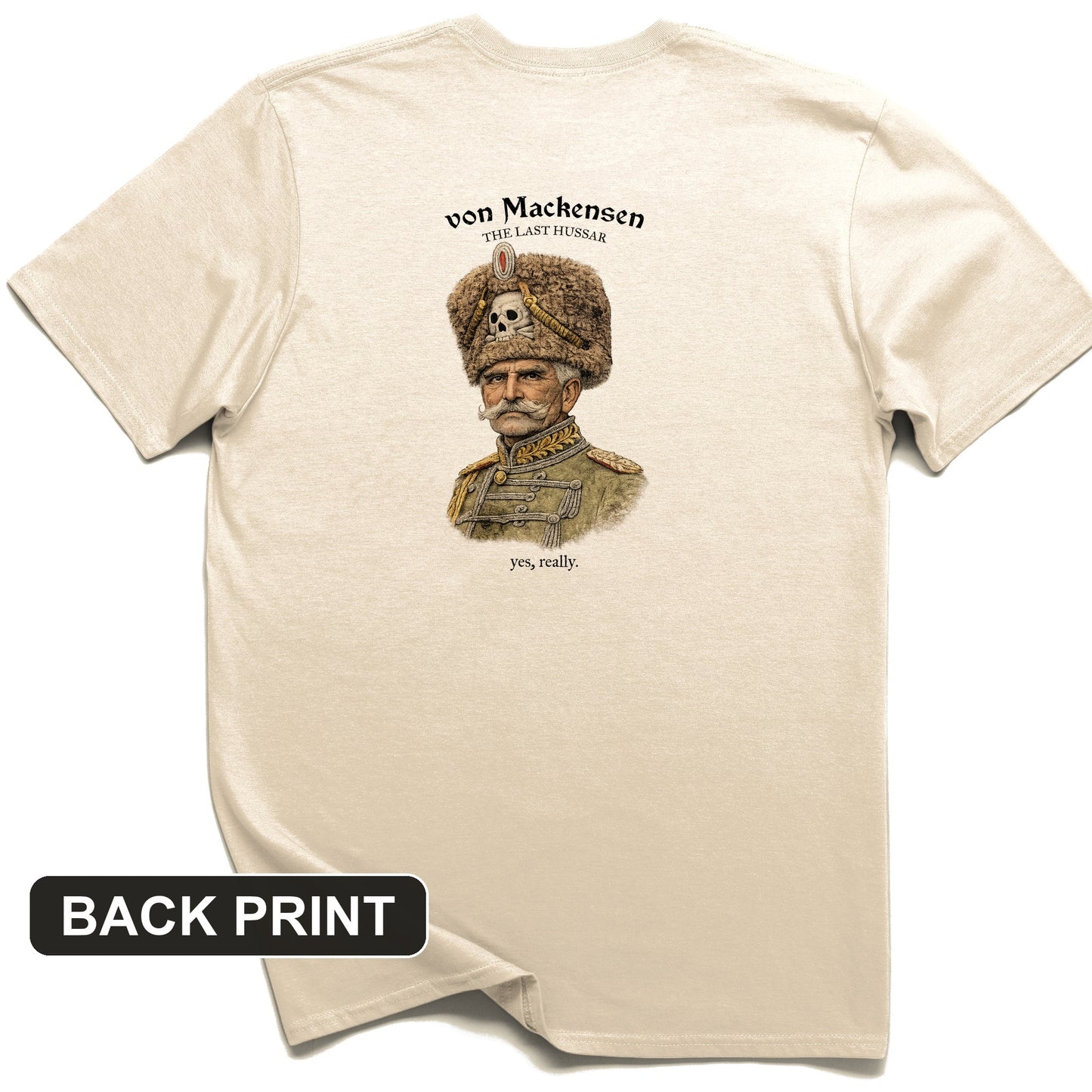 The Last Hussar Back Print T-Shirt