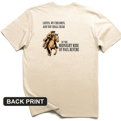The Midnight Ride Back Print T-Shirt