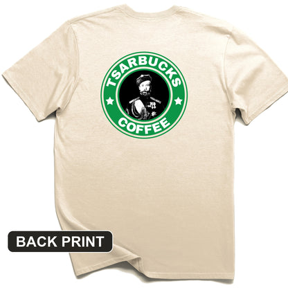 Tsarbucks Back Print T-Shirt