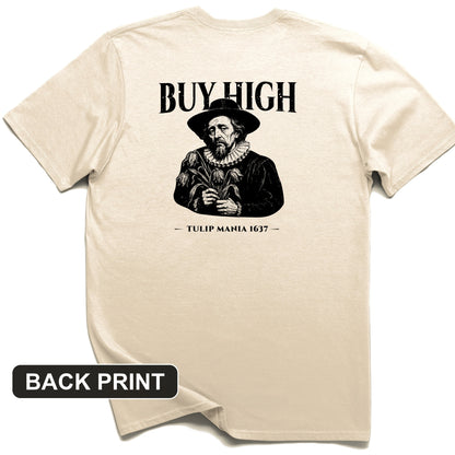 Tulip Mania Back Print T-Shirt