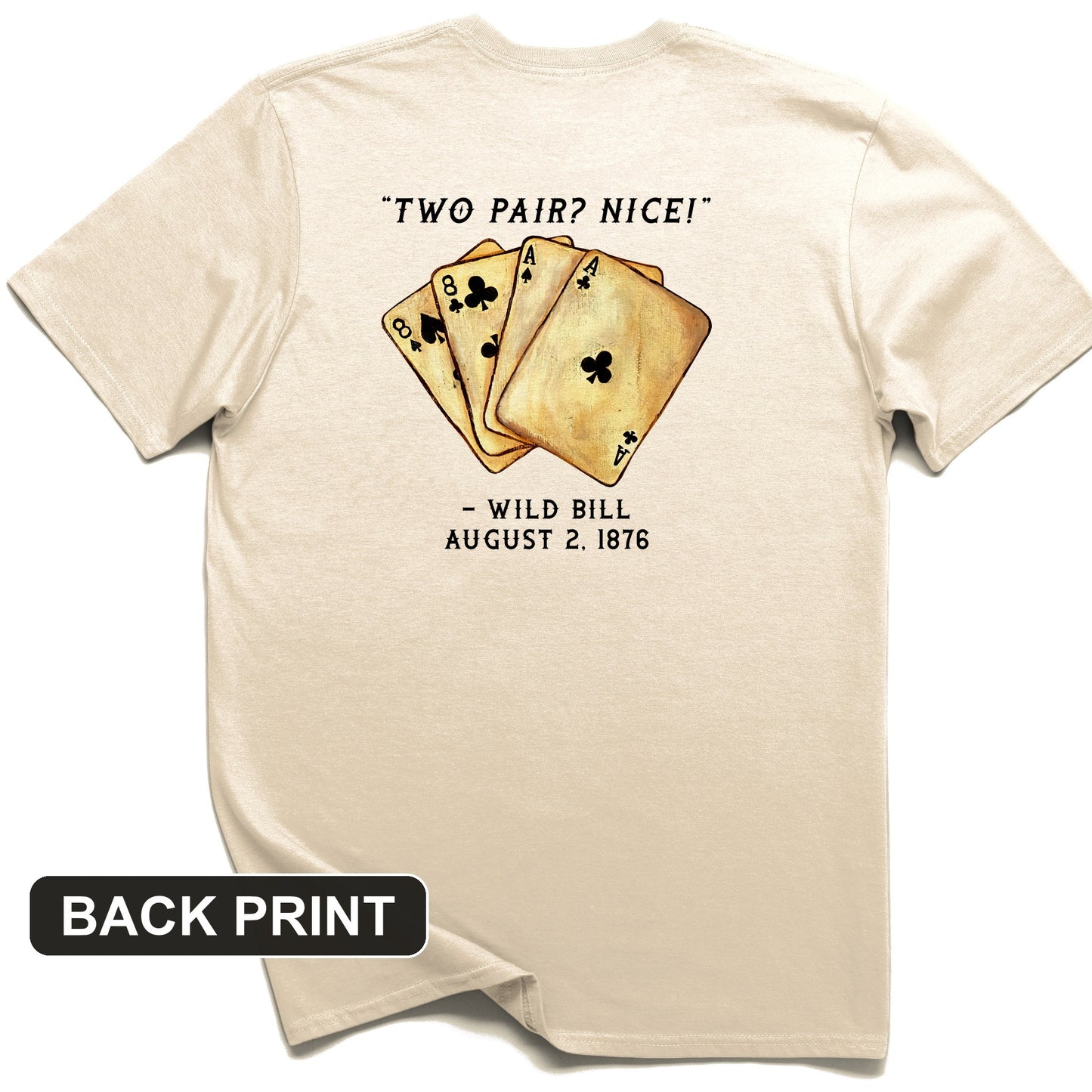 Two Pair Back Print T-Shirt