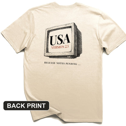 USA 2.5 Back Print T-Shirt