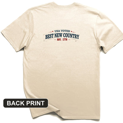 Voted Best Country Back Print T-Shirt
