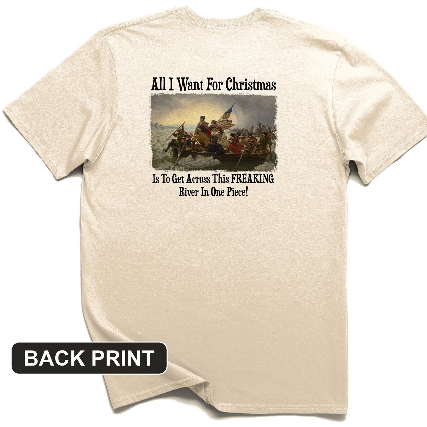 Washington All I Want Back Print T-Shirt