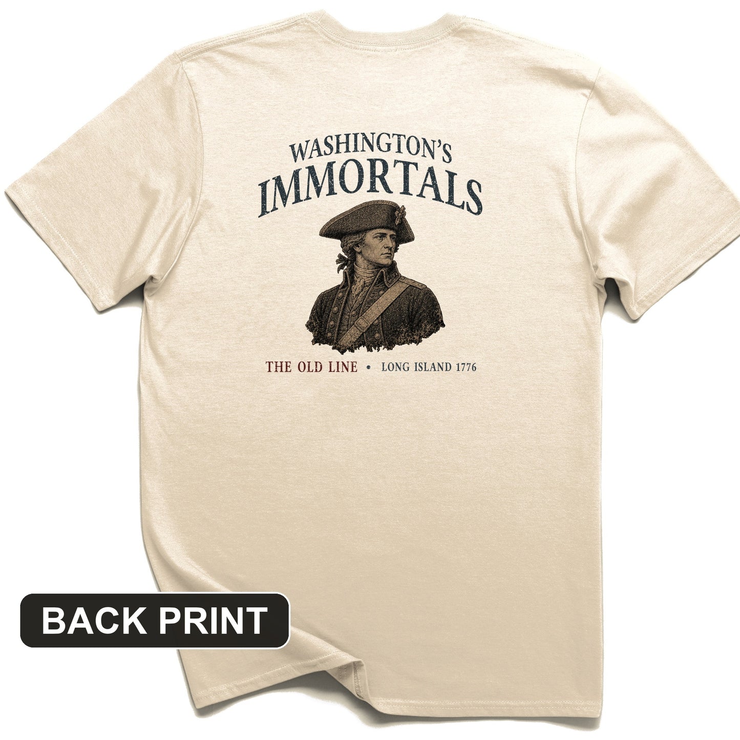 Washington's Immortals Back Print T-Shirt