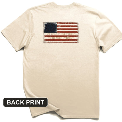 We Hold These Truths Back Print T-Shirt