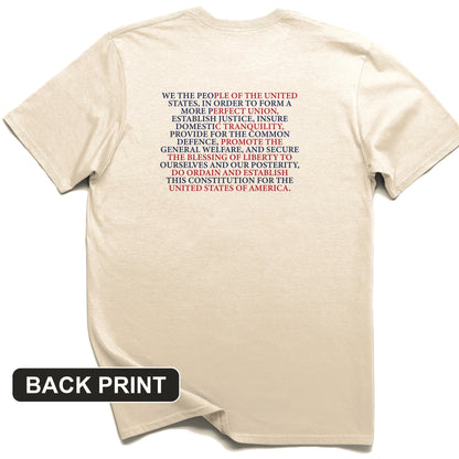 We The People Flag Back Print T-Shirt