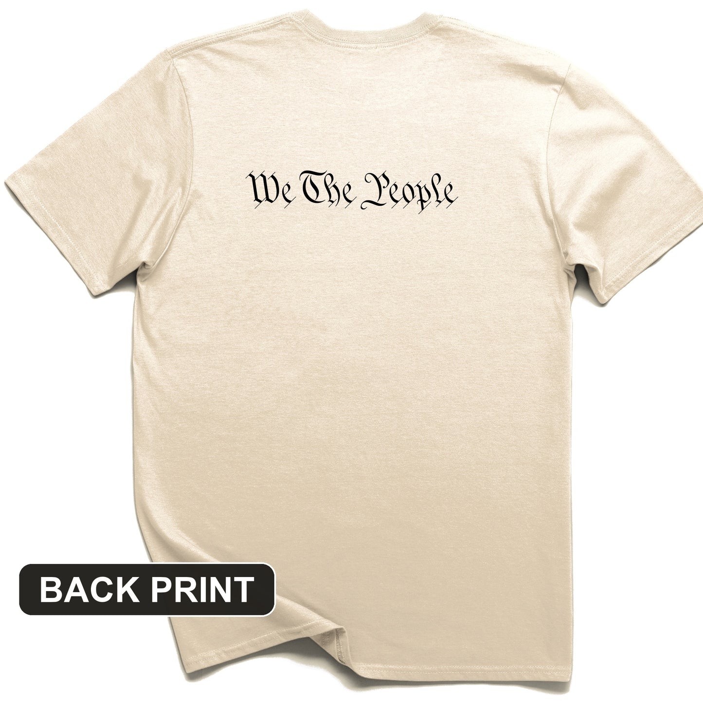 We the People Back Print T-Shirt