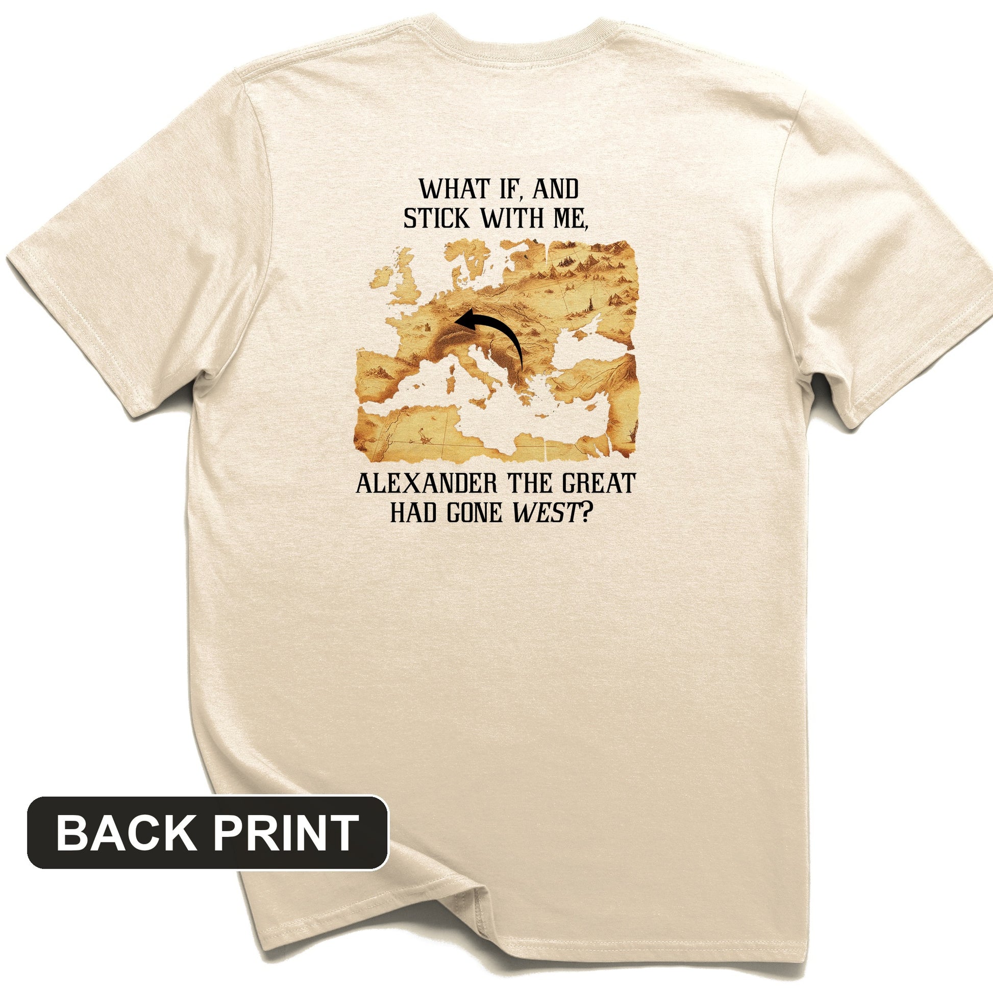 What If Alexander Back Print T-Shirt