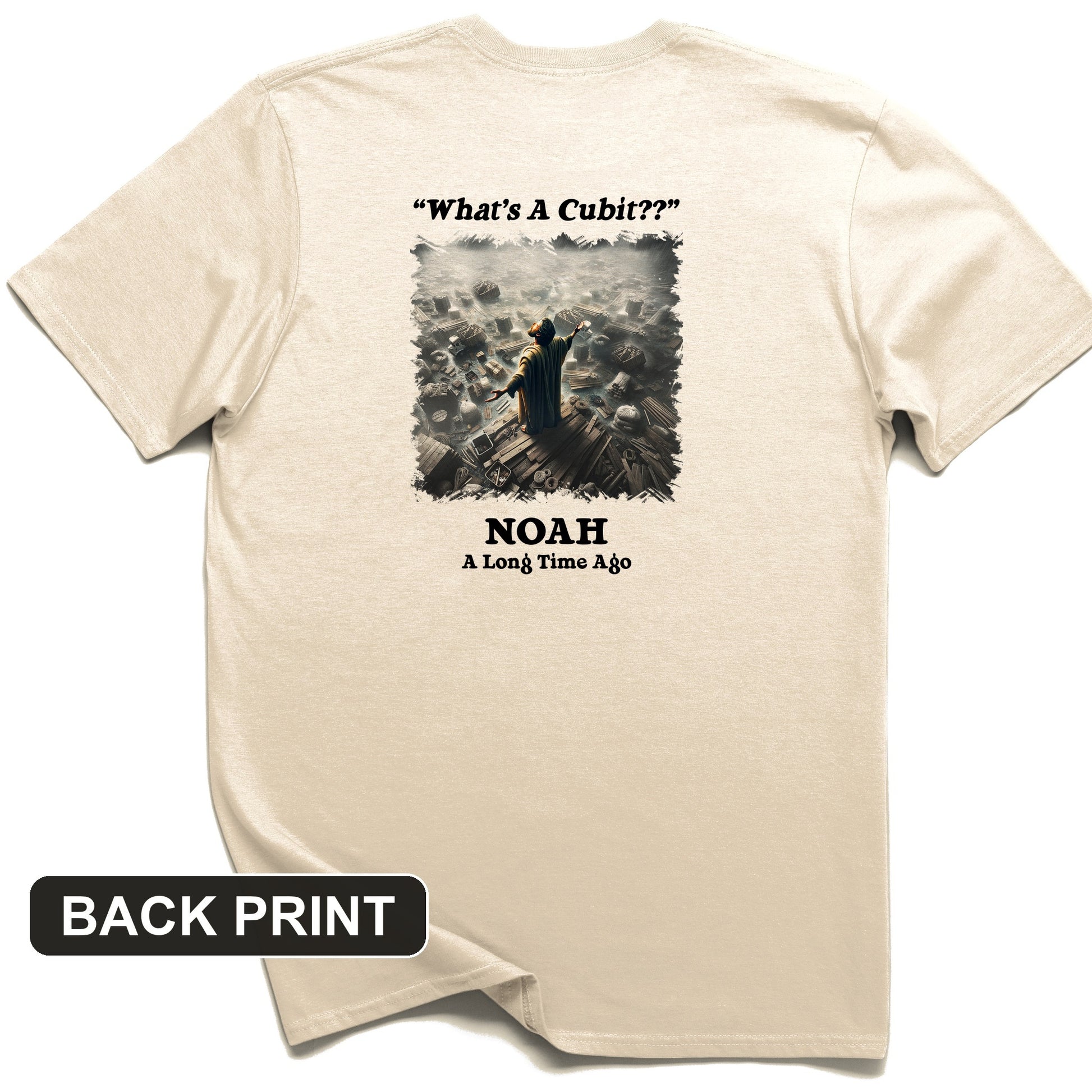 What's A Cubit Back Print T-Shirt