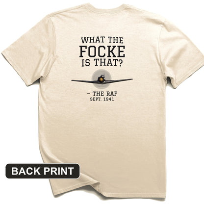 What The Focke Is That Back Print T-Shirt