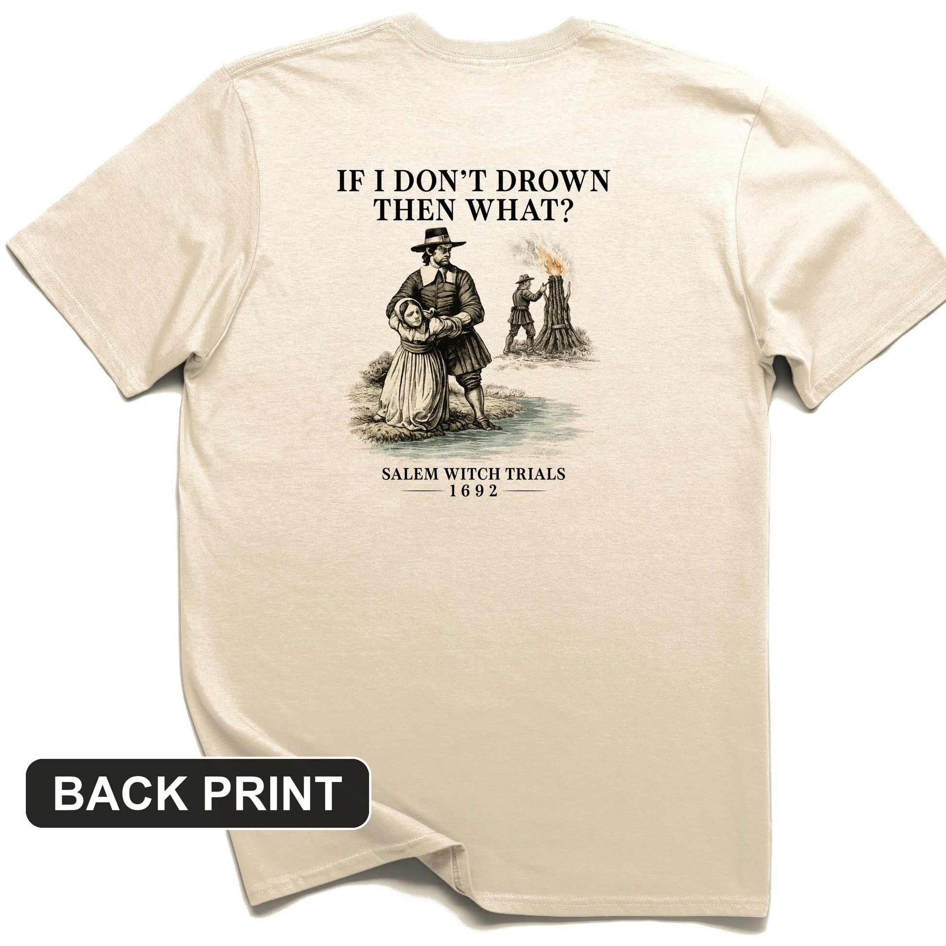 Witch Back Print T-Shirt