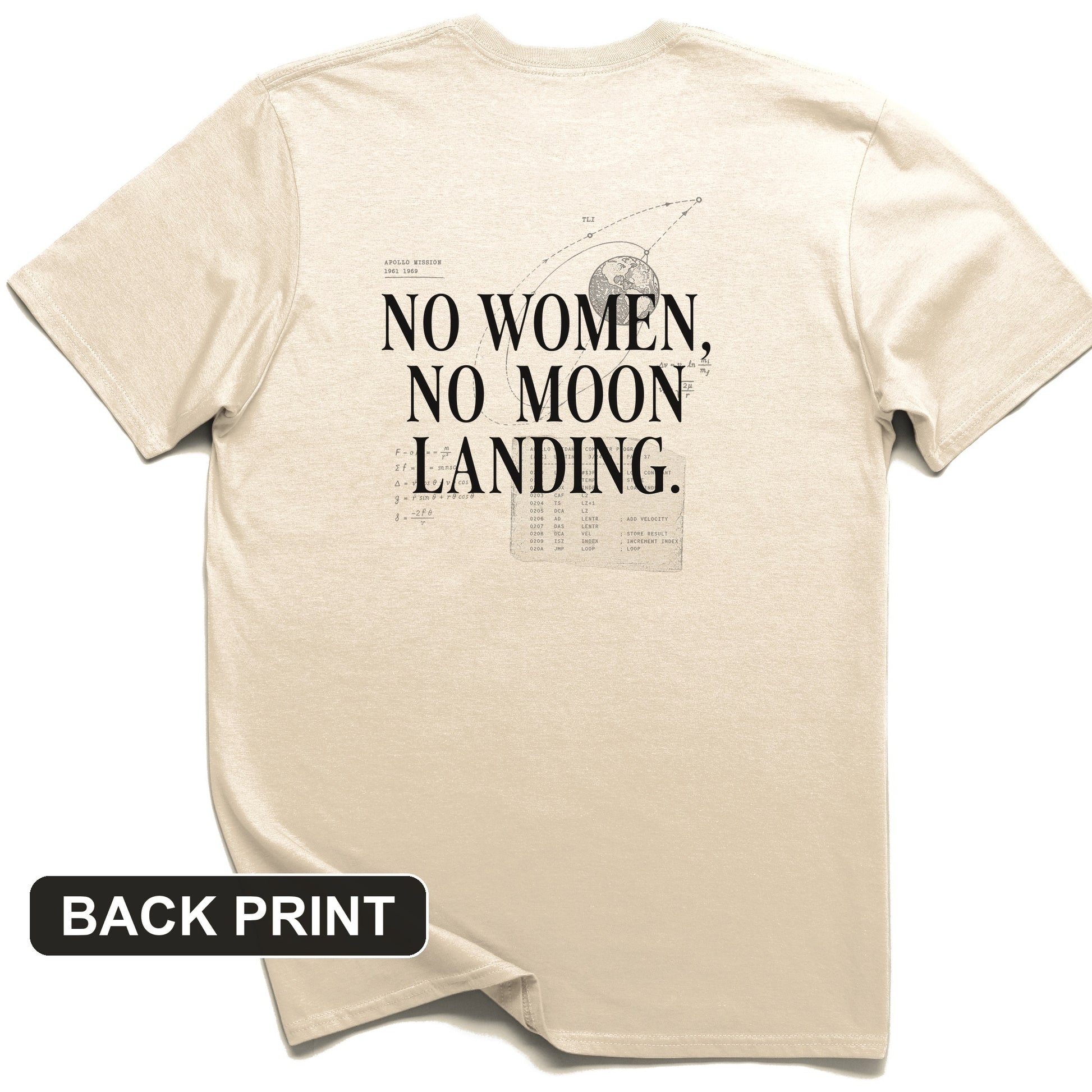 Women of NASA Back Print T-Shirt