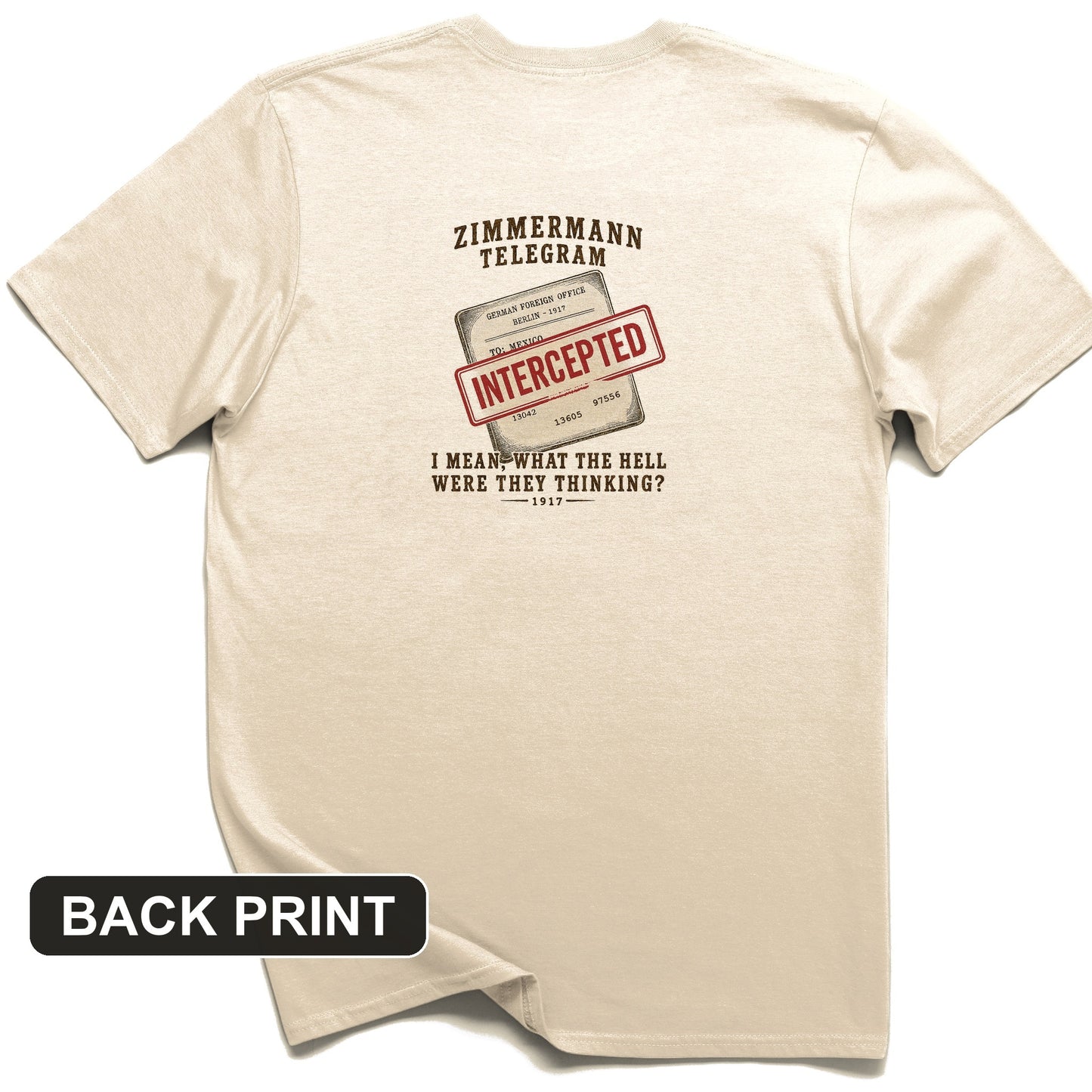Zimmermann Telegram Back Print T-Shirt