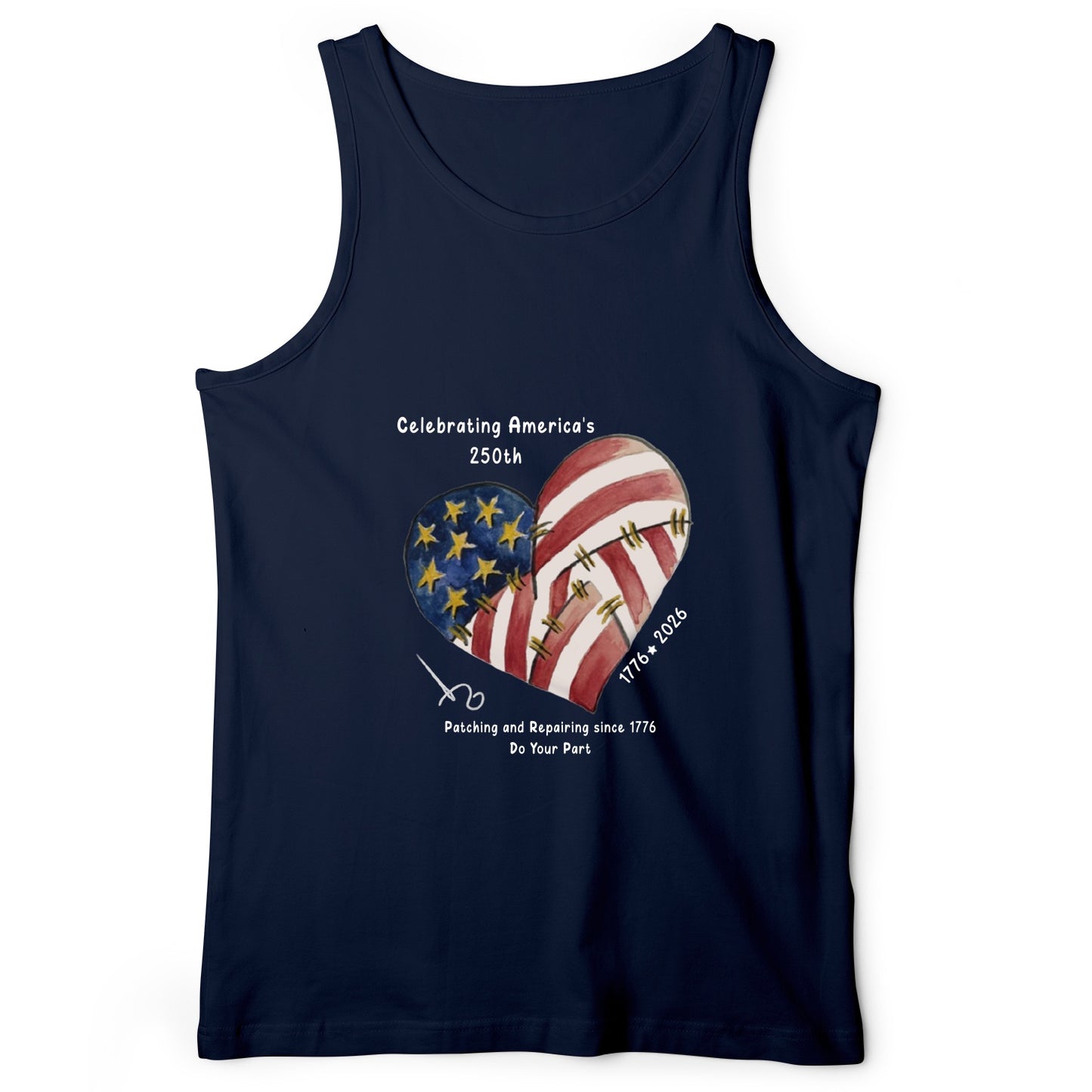 250th Heart Tank Top