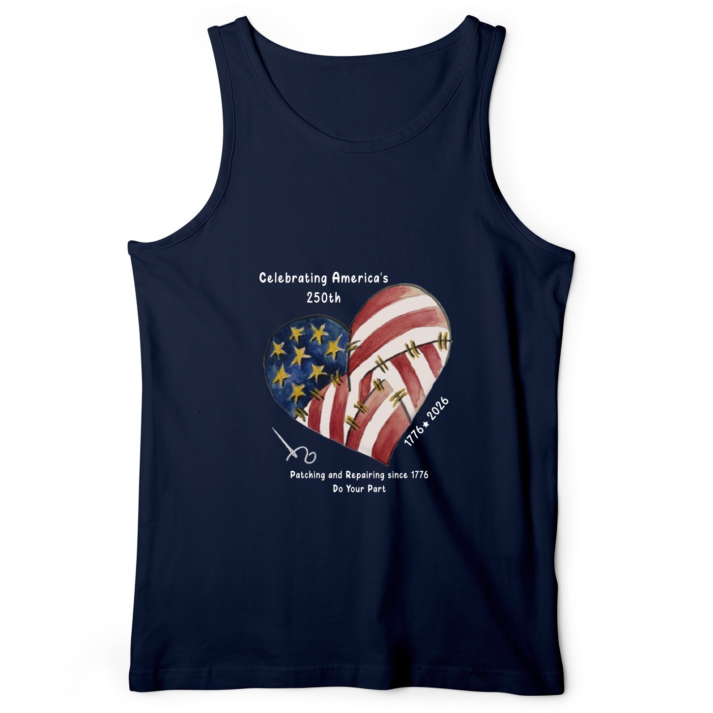 250th Heart Tank Top