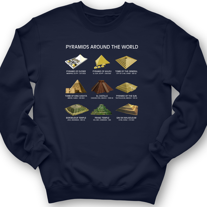 Pyramids Of The World Crewneck