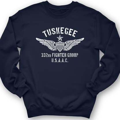 Tuskegee 332 Fighter Group Crewneck