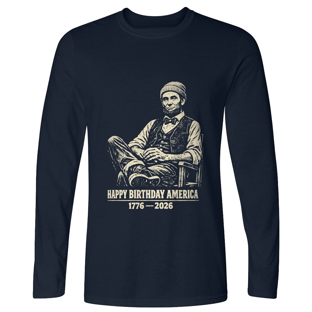 Abe Beanie Long Sleeve T-Shirt