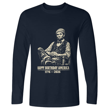 Abe Beanie Long Sleeve T-Shirt