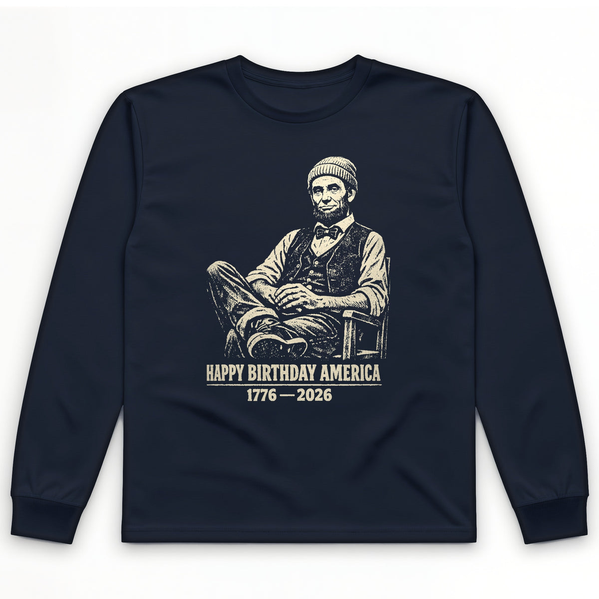 Abe Beanie Long Sleeve T-Shirt