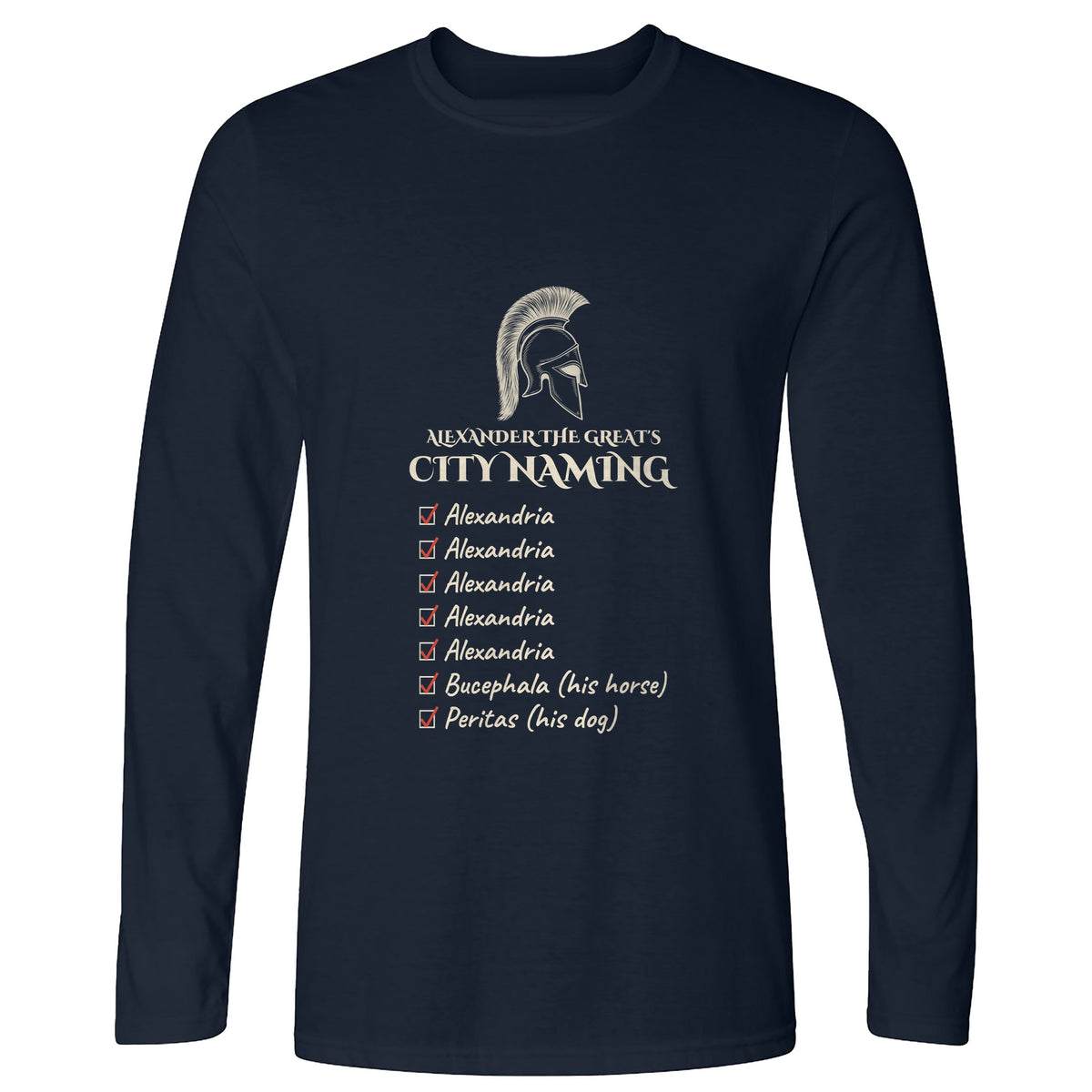 Alexander City Naming Long Sleeve T-Shirt