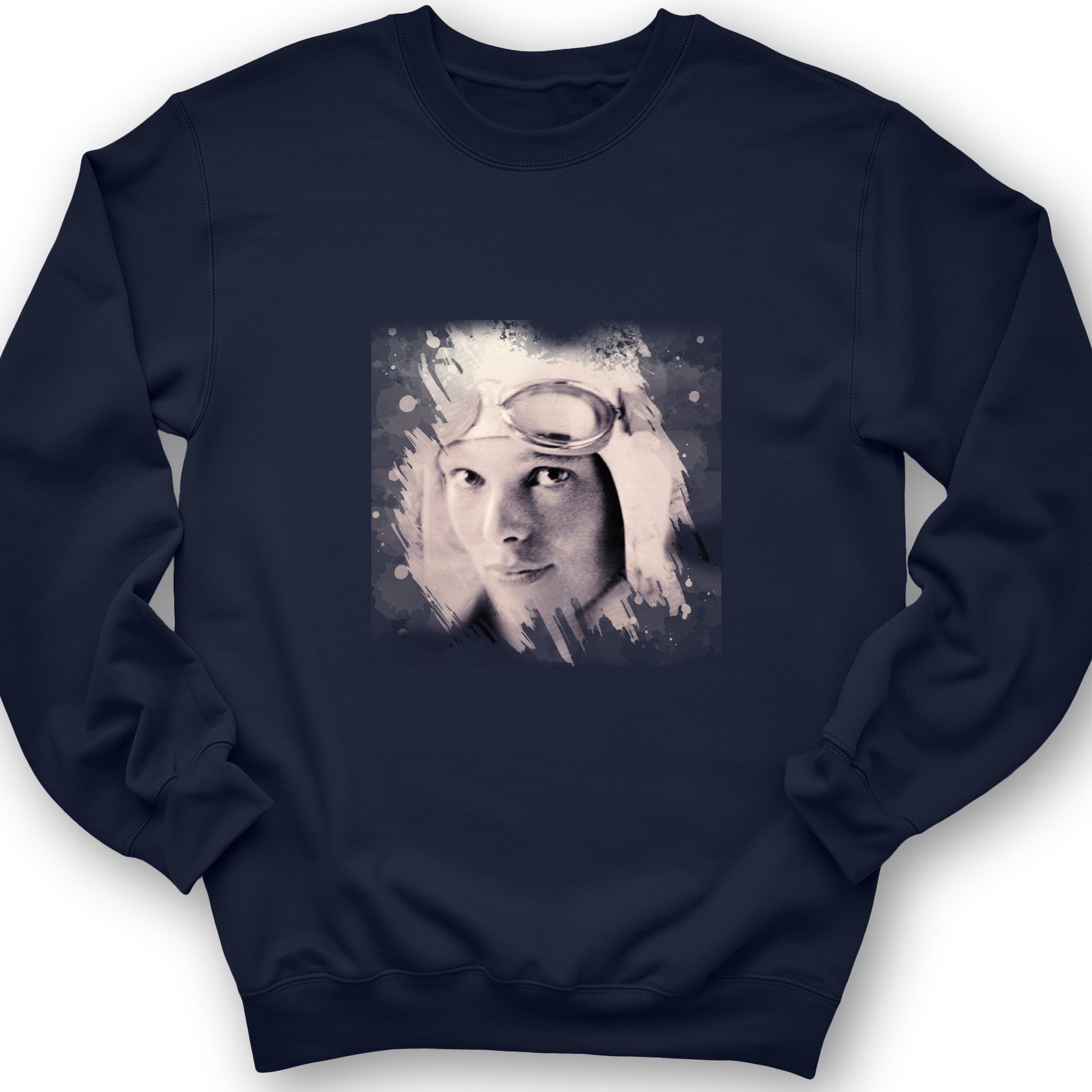 Amelia Earhart in Color Crewneck