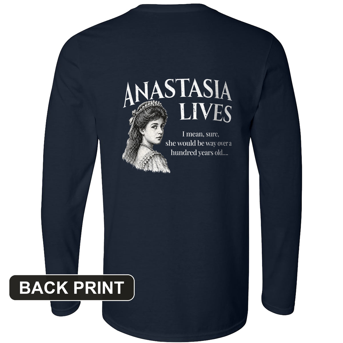 Anastasia Back Print Long Sleeve T-Shirt